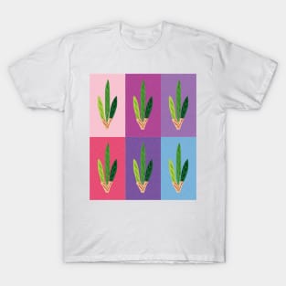 Lulav - Warm Pastels Pop Art Grid T-Shirt